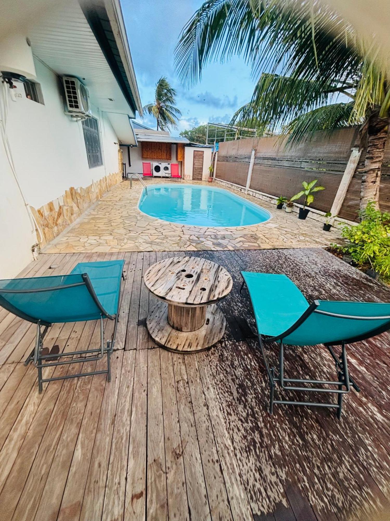 Sermie T2 Climatise Avec Piscine Куру Экстерьер фото